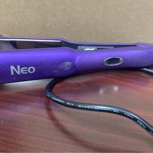 Neo Ceramic Pro Flat Iron Purple 1.25” 450*F Digital Display Hair Straightener